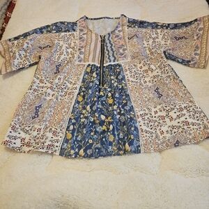 Floral Patchwork Blouse